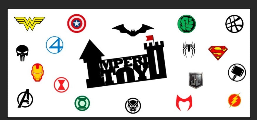 TAZA CON LOGO Y ESCUDO DE HEROES